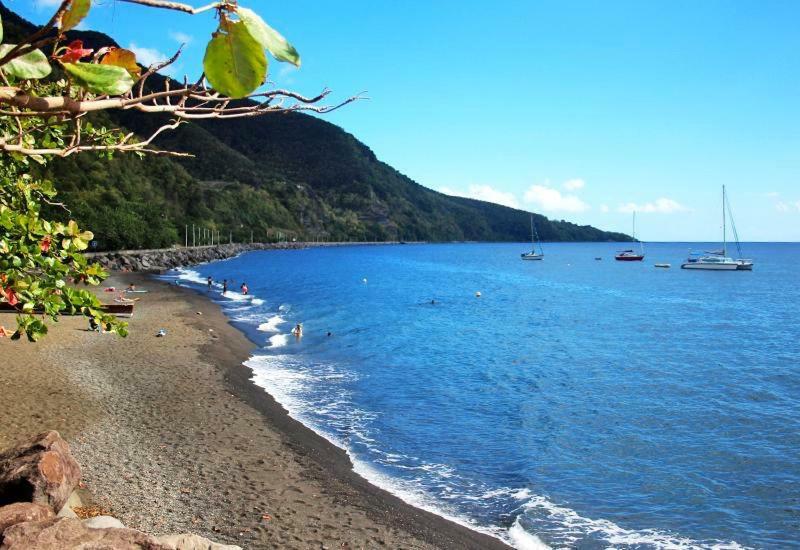 Or Bleu-Bungalow Volcan Soufriere-Vue Sur Mer Saint Claude Bagian luar foto
